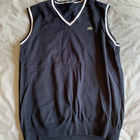 Lacoste Other - Lacoste Navy Blue Sweater Vest